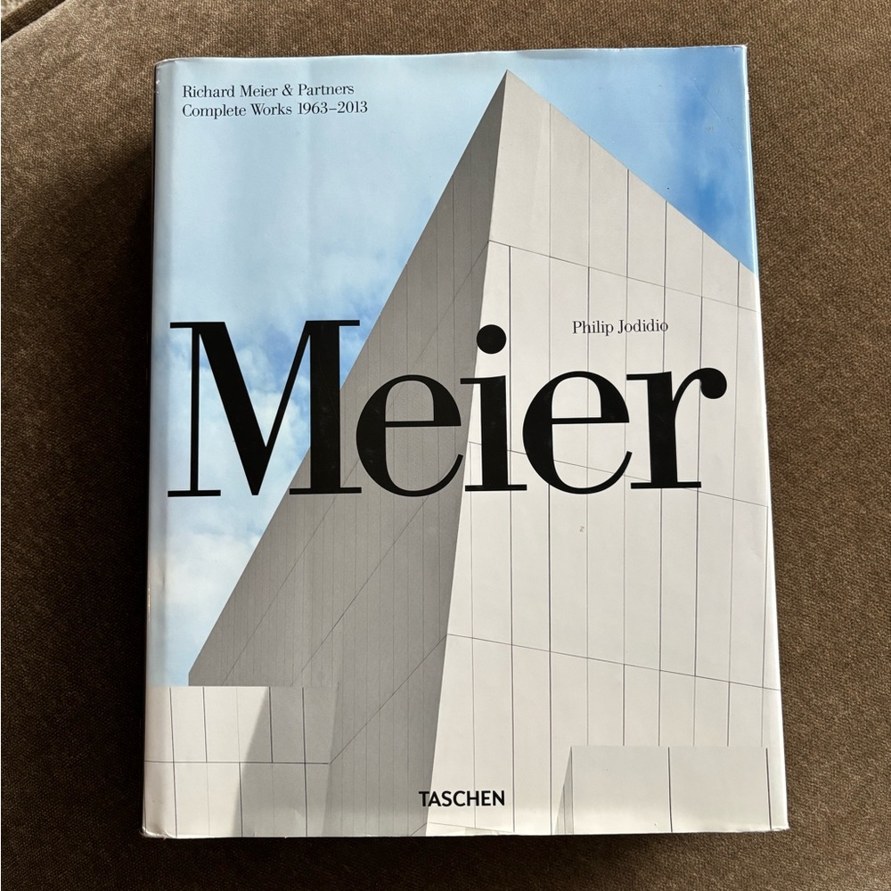 TASCHEN Meier Architecture Book with Blue and White Cover